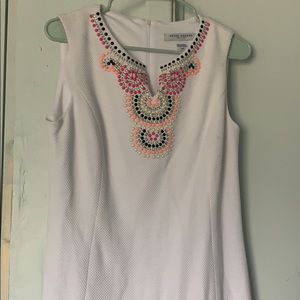 White Peter nygard dress